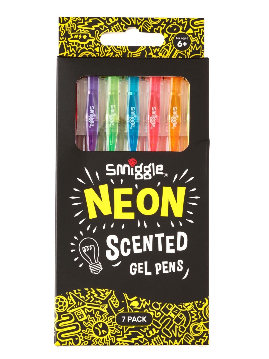 Stationery Smiggle Stationery Gift Packs | Neon Scented Gel Pens X7