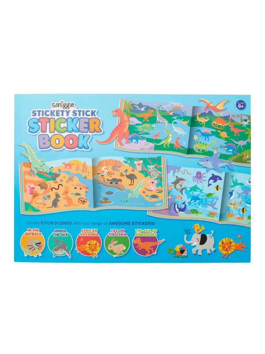 Tech & Toys Smiggle Activity Books & Diy Kits | Stickety Stick Sticker Book