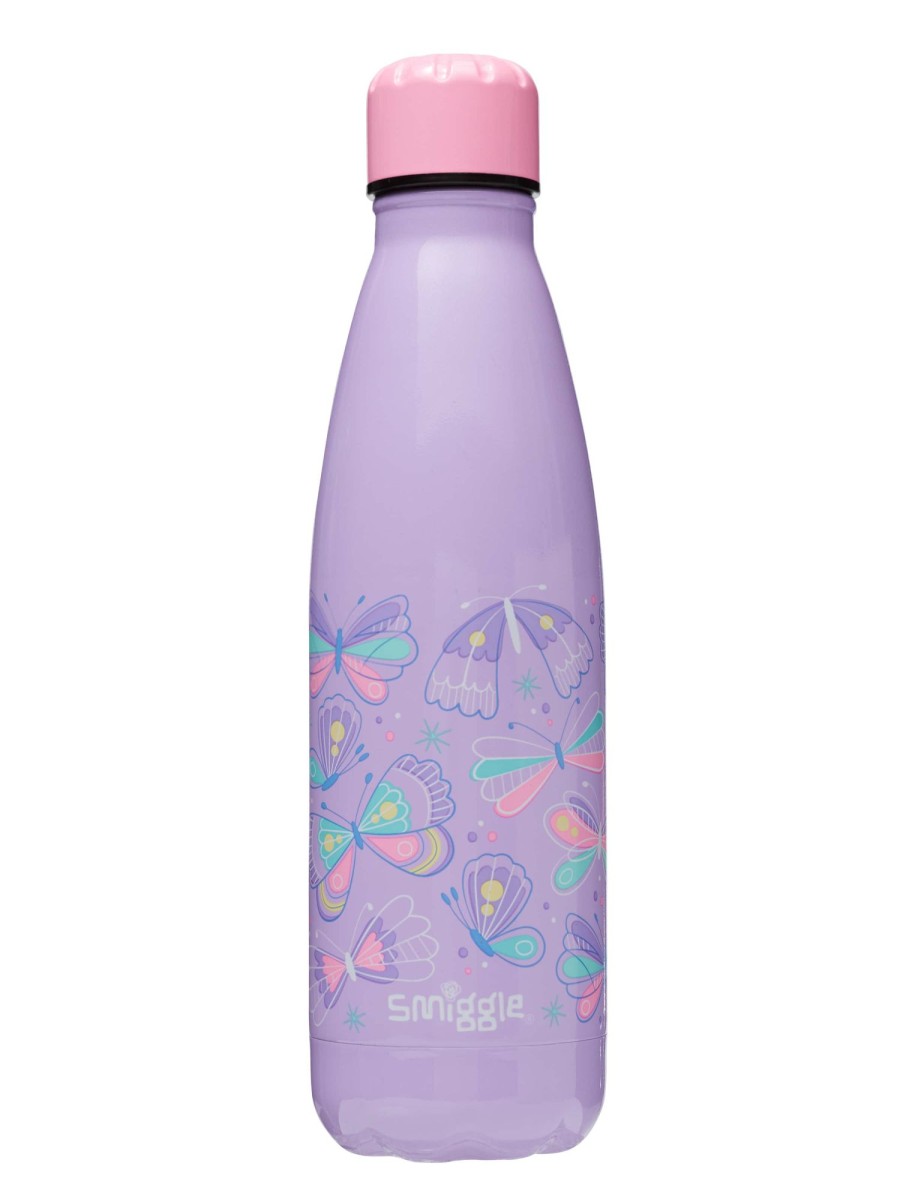 Food & Drink Smiggle Insulated Stainless Steel Drink Bottles | Flutter Insulated Stainless Steel Wonder Drink Bottle 500Ml