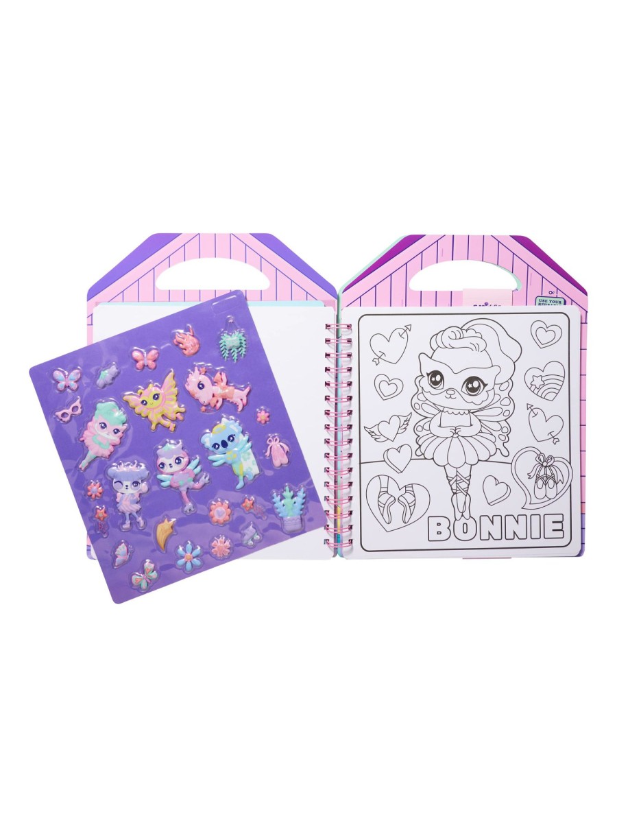 Tech & Toys Smiggle Activity Books & Diy Kits | Besties Colouring Book With Reusable Stickers