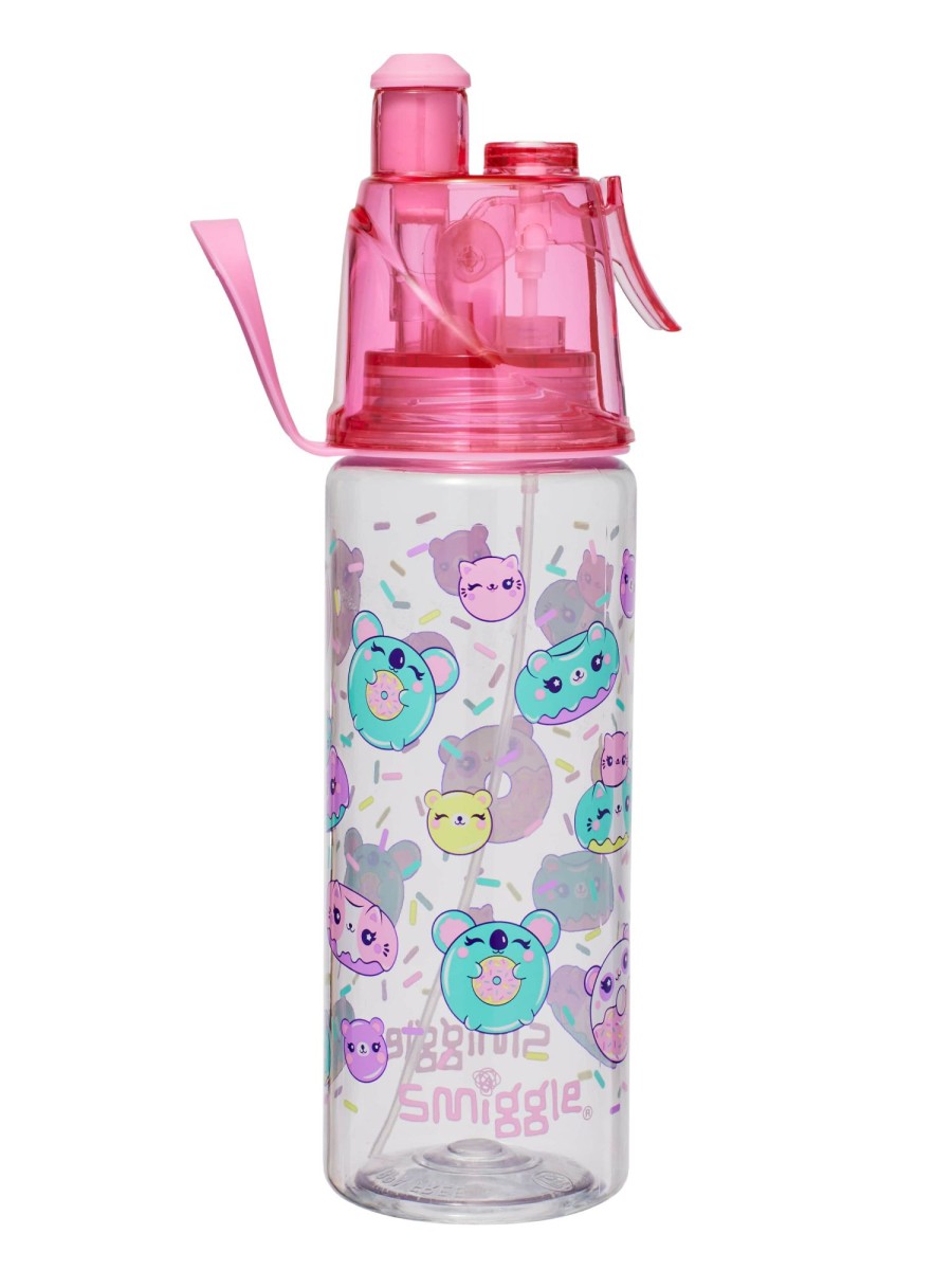 Food & Drink Smiggle Plastic Drink Bottles | Misty Plastic Spritz Drink Bottle 560Ml