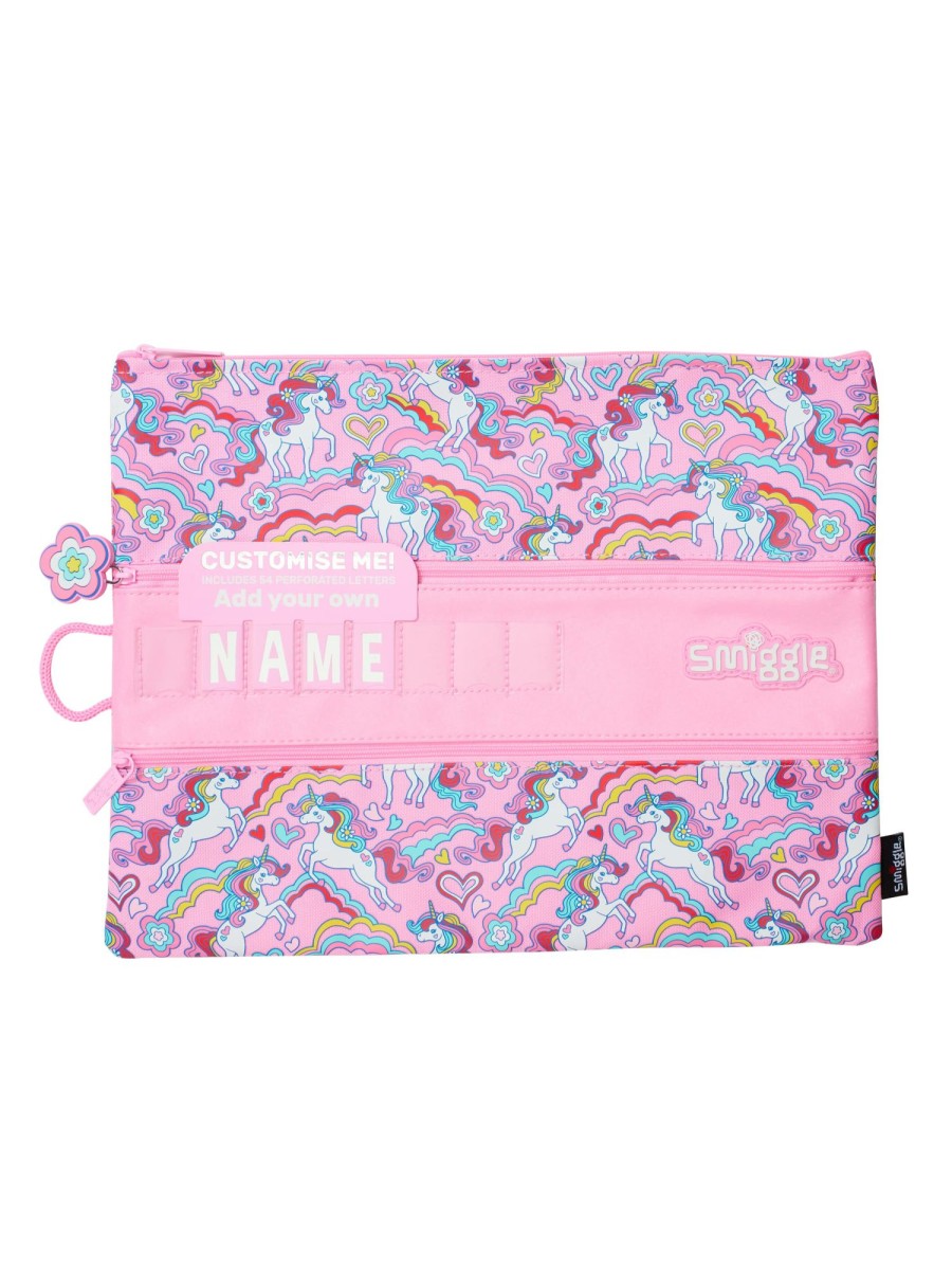 Stationery Smiggle Classic Pencil Cases | Wild Side A4 Id Pencil Case