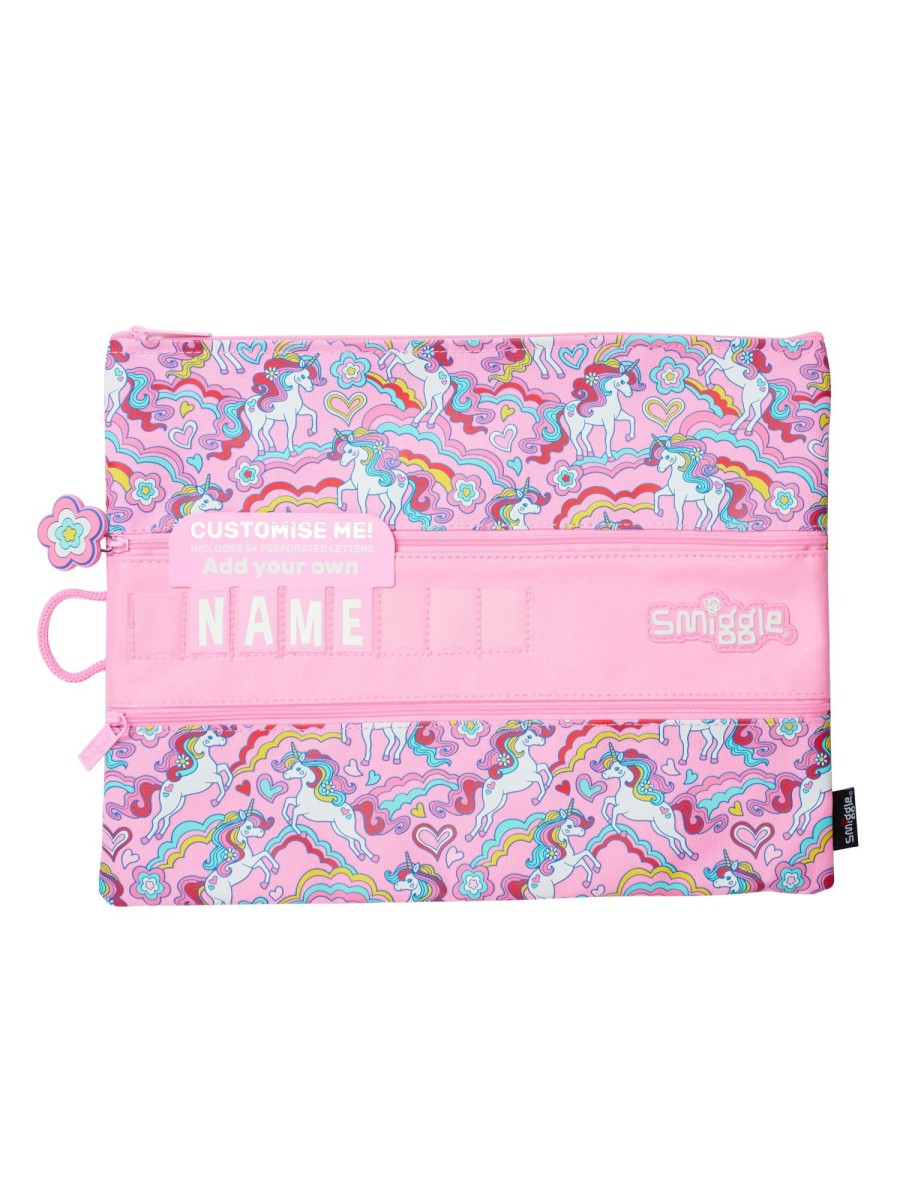 Stationery Smiggle Classic Pencil Cases | Wild Side A4 Id Pencil Case