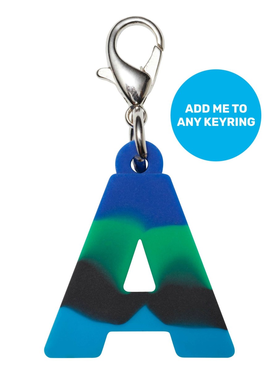 Bags Smiggle Add-On Keyrings | Blue Add-On Mini Alpha Keyring