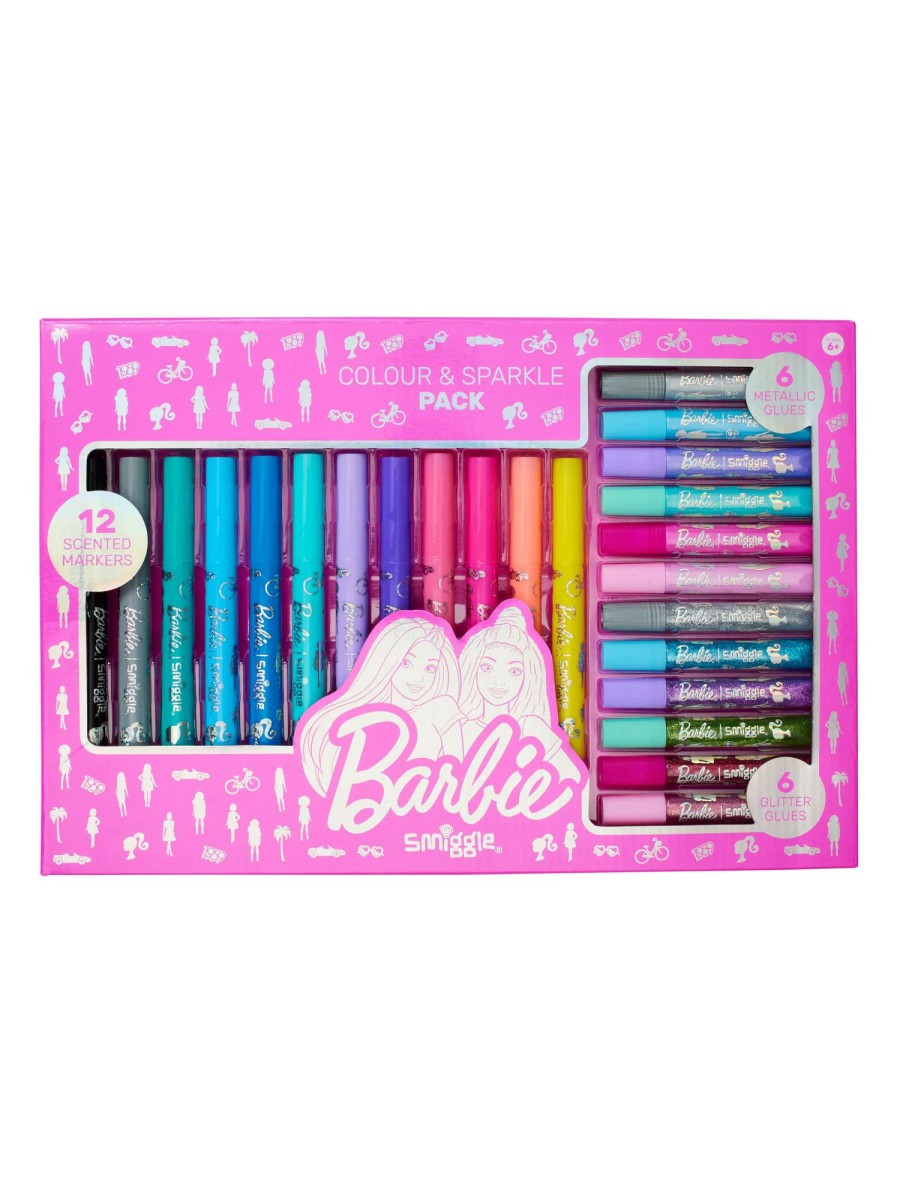 Stationery Smiggle Stationery Gift Packs | Barbie Sparkle Marker Pack