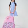 Bags Smiggle Backpacks | Wild Side Trolley Backpack With Light Up Wheels