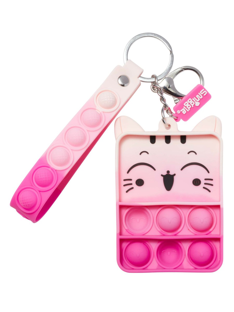 Tech & Toys Smiggle Popem Popit Poppies | Poppem Poppit Poppies Cat Keyring