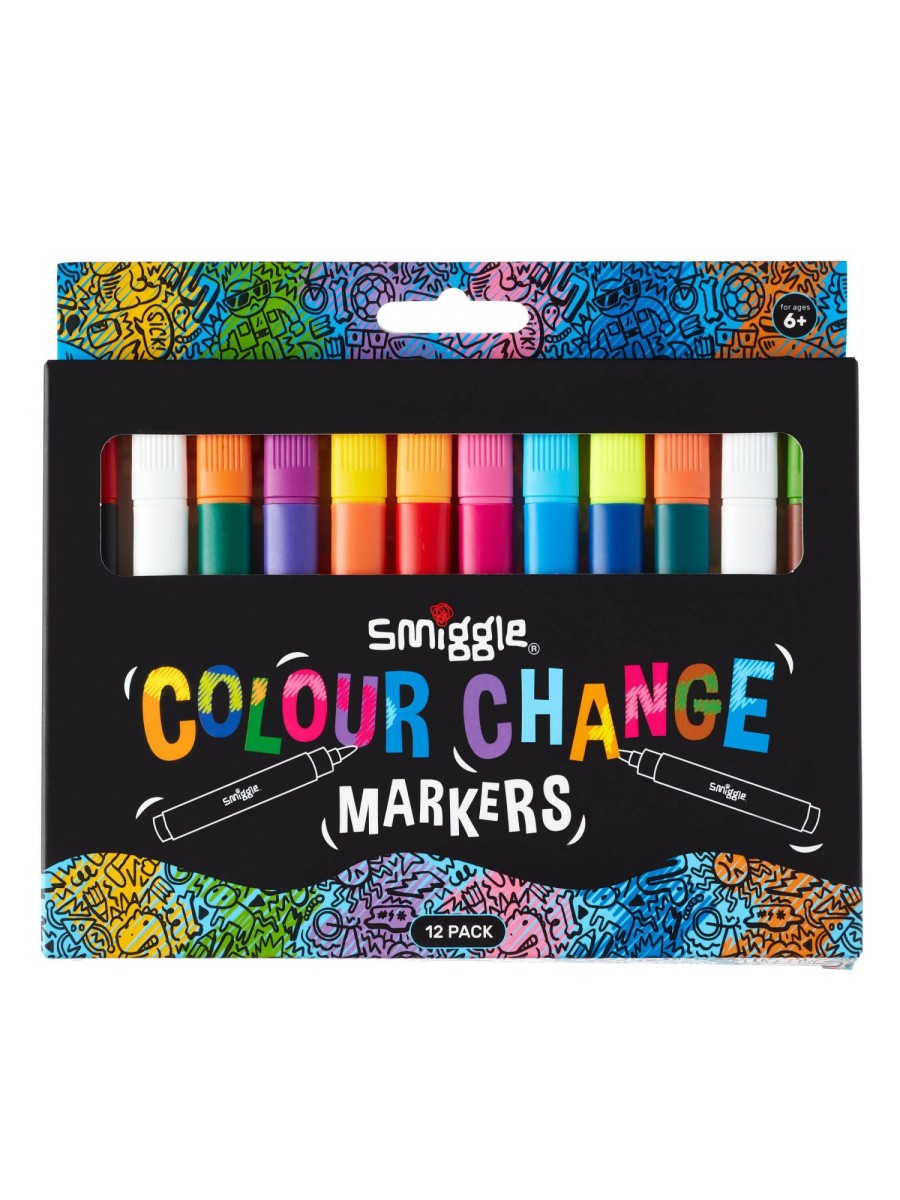 Stationery Smiggle Stationery Gift Packs | Colour Change Markers X12