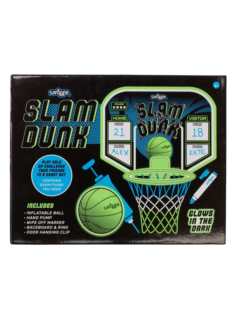 Tech & Toys Smiggle Toys & Games | Slam Dunk Glow In The Dark Basketball Set