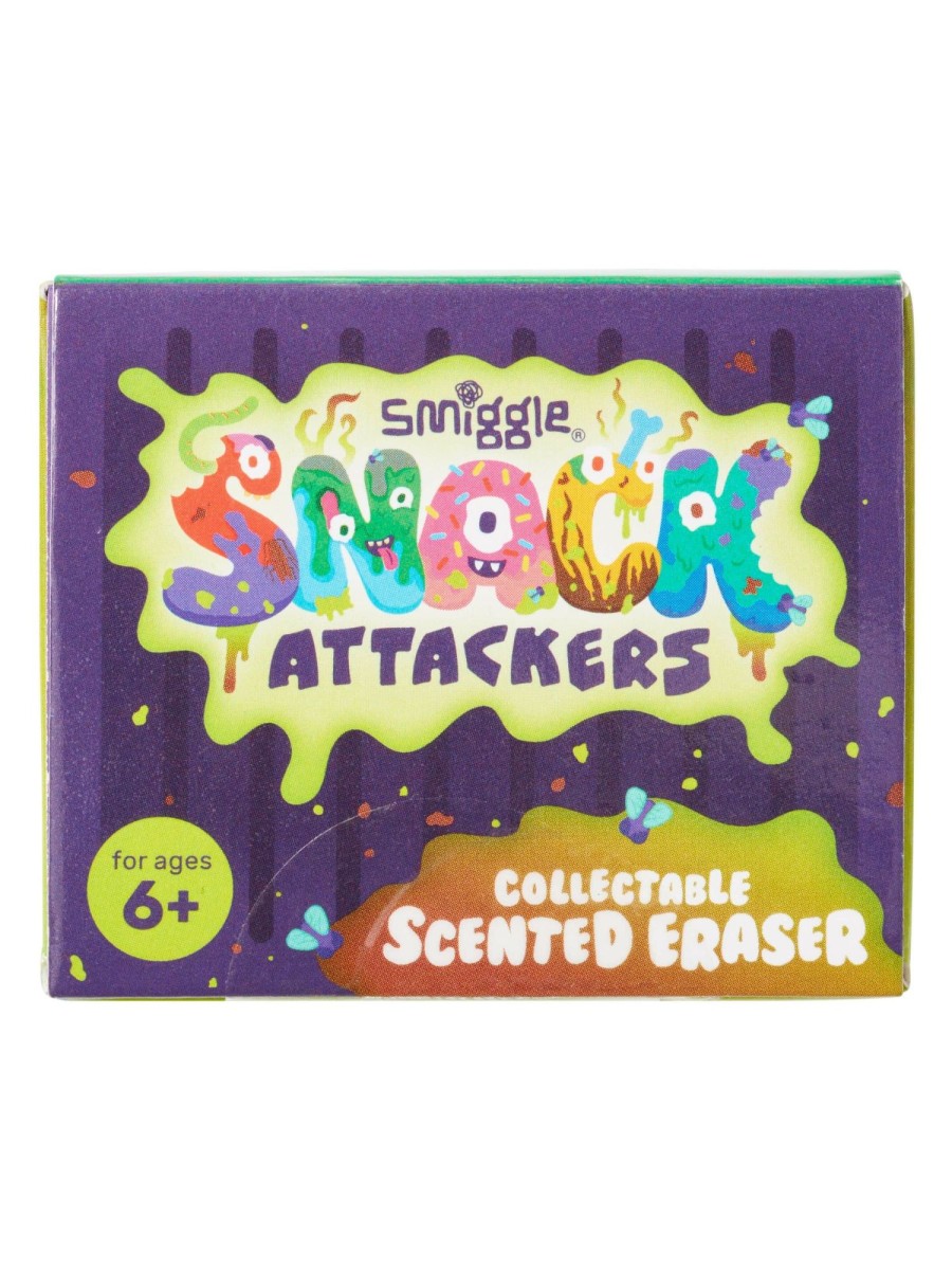 Stationery Smiggle Erasers, Rulers & Supplies | Snack Attackers Collectable Eraser