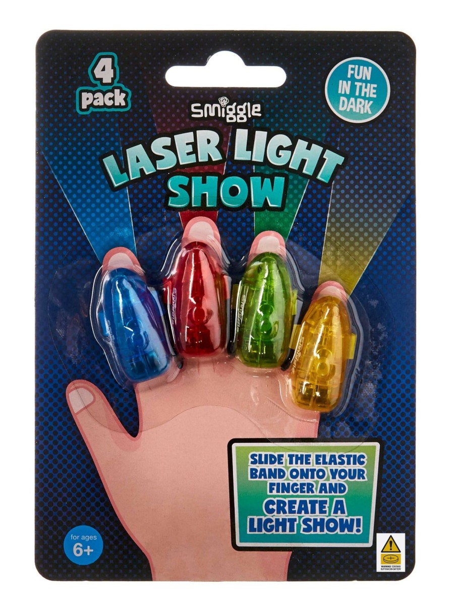 Tech & Toys Smiggle Lights | Laser Finger Light Show X4