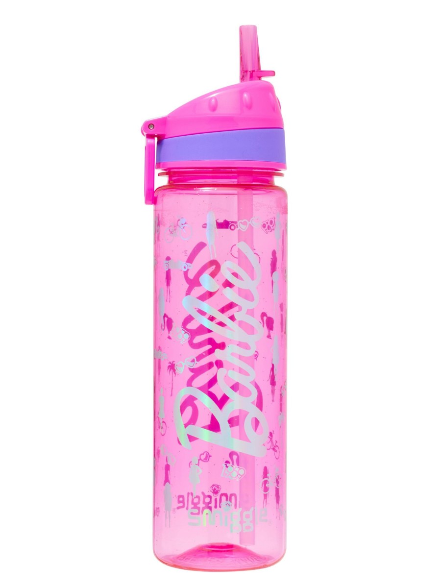 Food & Drink Smiggle Plastic Drink Bottles | Barbie Drink Up Plastic Drink Bottle 650Ml