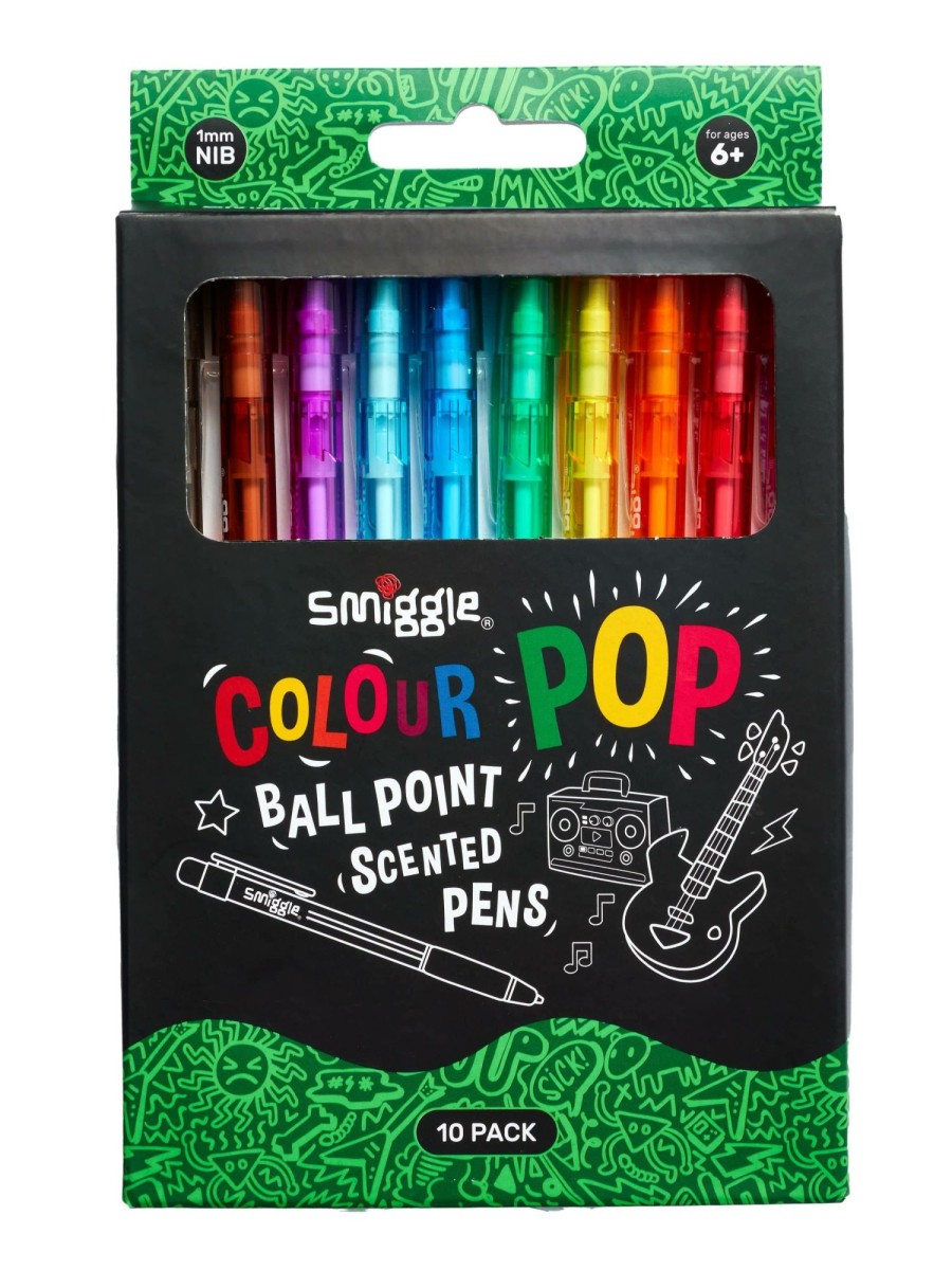 Stationery Smiggle Stationery Gift Packs | Colour Pop Ball Point Scented Pens X10