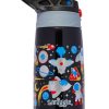 Food & Drink Smiggle Insulated Stainless Steel Drink Bottles | Lets Play Junior Stainless Steel Flip Drink Bottle 400Ml