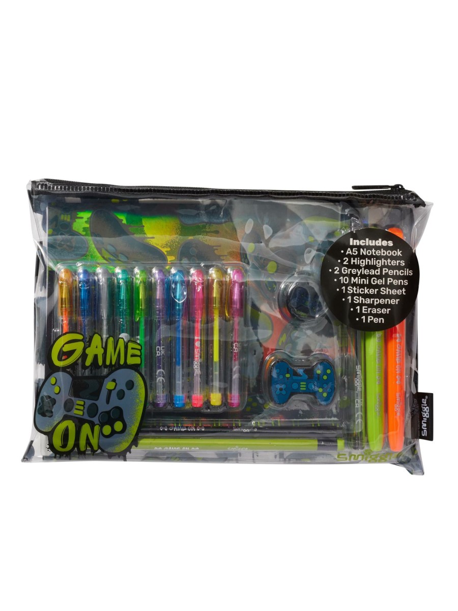 Stationery Smiggle Filled Pencil Cases | Vivid A5 Essentials Stationery Gift Pack