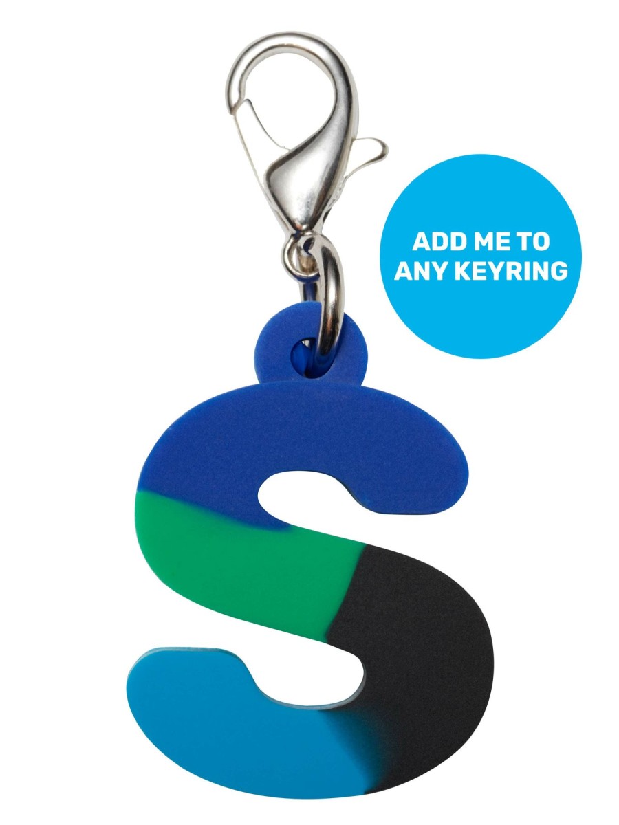 Bags Smiggle Add-On Keyrings | Blue Add-On Mini Alpha Keyring