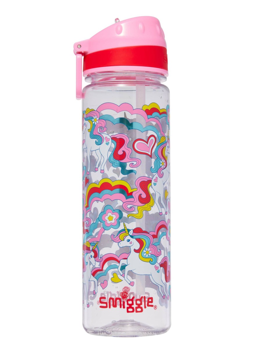 Food & Drink Smiggle Plastic Drink Bottles | Wild Side Drink Up Bottle 650Ml