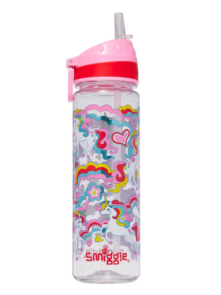 Food & Drink Smiggle Plastic Drink Bottles | Wild Side Drink Up Bottle 650Ml