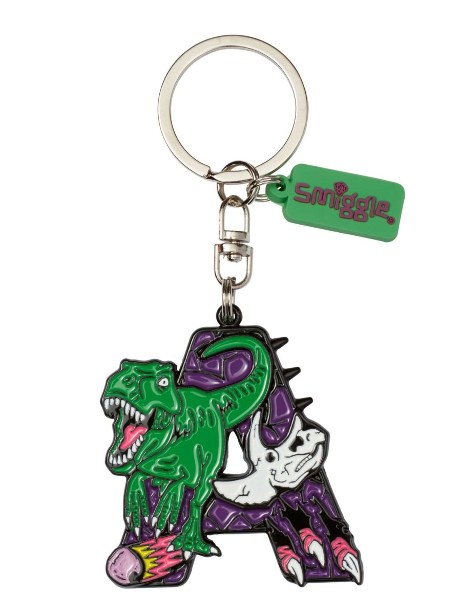 Bags Smiggle Alphabet Keyrings | T-Rex Alphabet Keyring