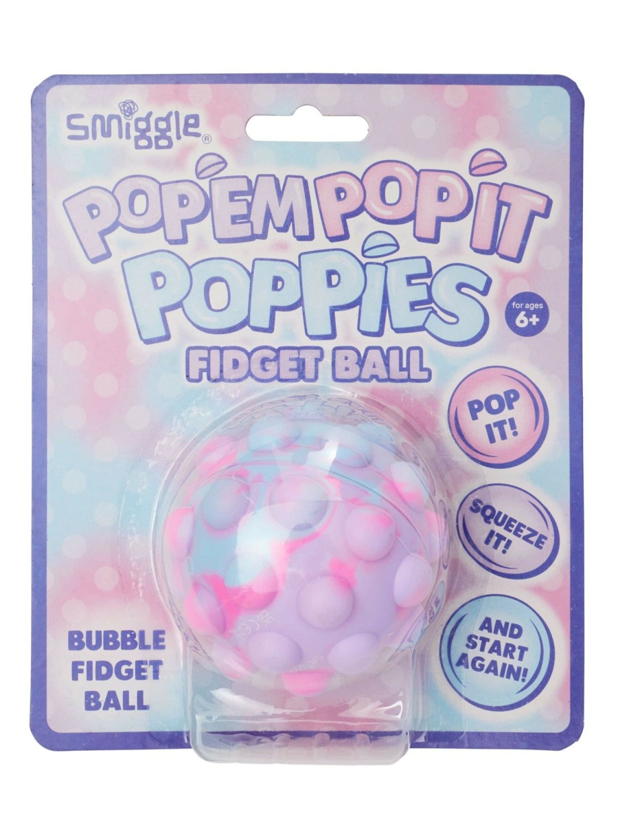 Tech & Toys Smiggle Fidget Toys | Popem Popit Poppies Fidget Ball