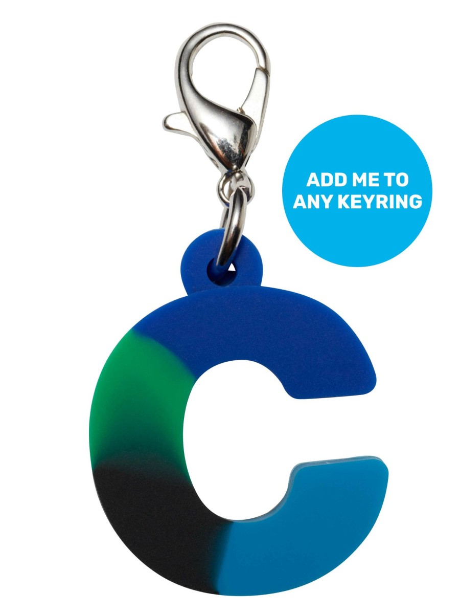 Bags Smiggle Add-On Keyrings | Blue Add-On Mini Alpha Keyring