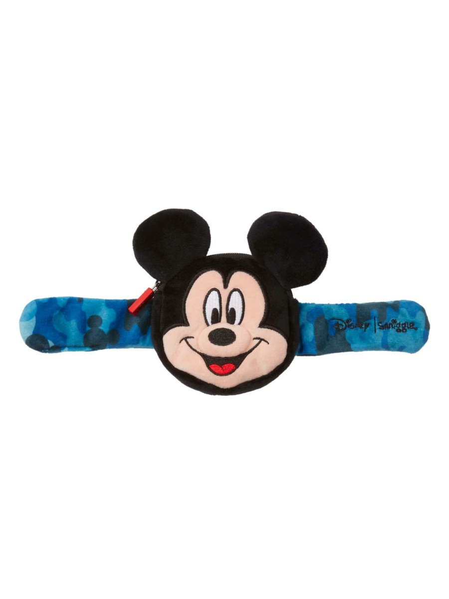 Tech & Toys Smiggle Soft Toys | Mickey Mouse Plush Slapband With Coin Purse