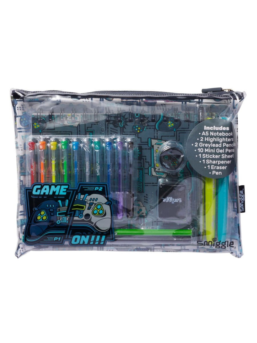 Stationery Smiggle Filled Pencil Cases | Epic Adventures A5 Essentials Stationery Gift Pack