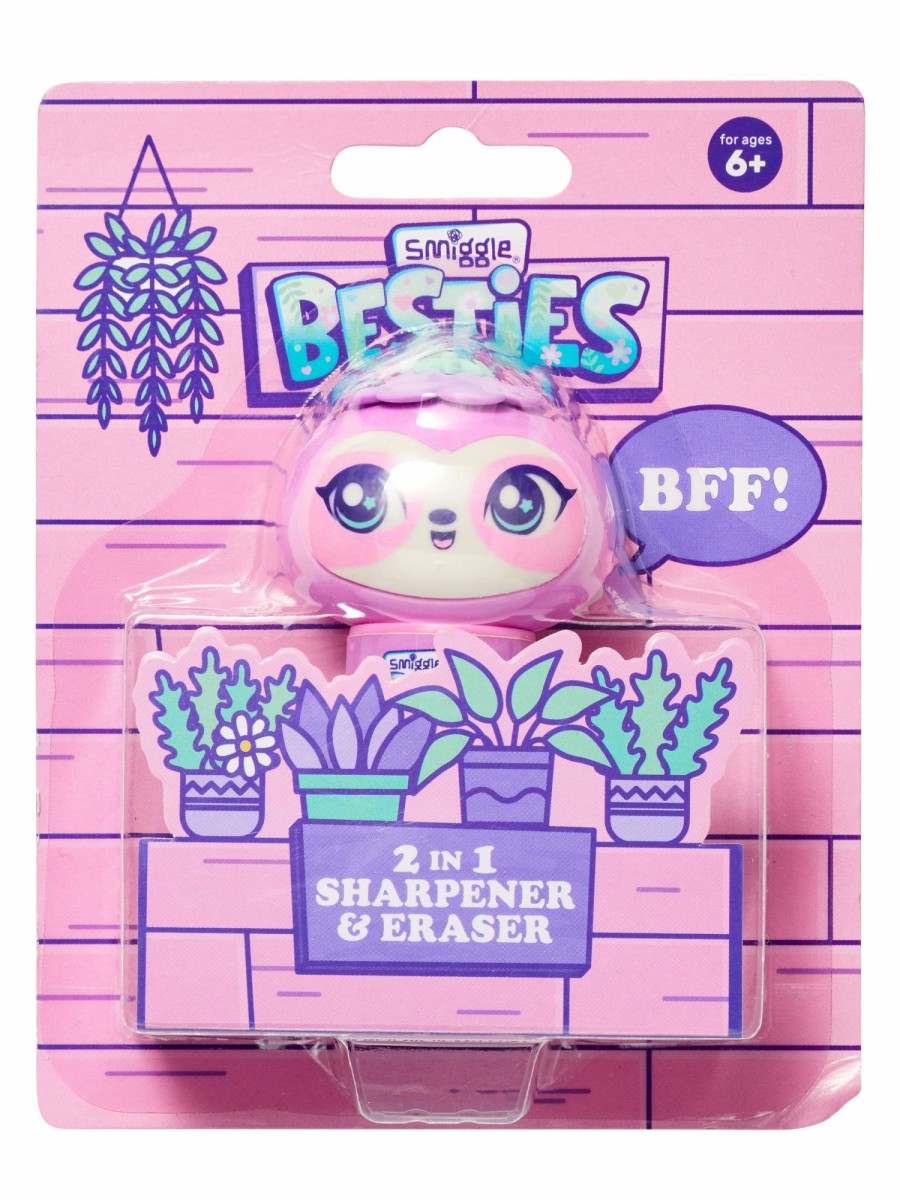 Stationery Smiggle Erasers, Rulers & Supplies | Besties 2 In 1 Sharpener