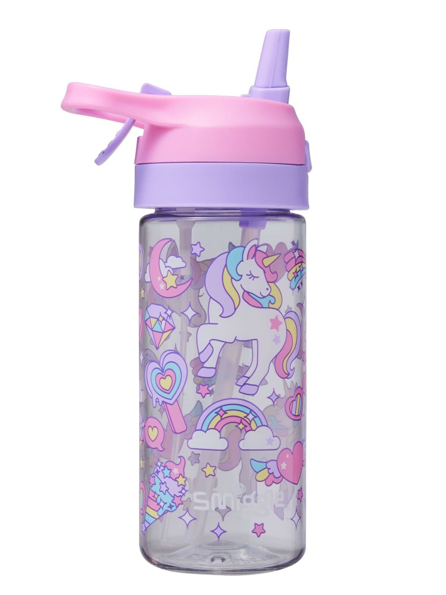 Food & Drink Smiggle Preschool Drink Bottles | Hali Junior Flip Top Spritz Plastic Drink Bottle 440Ml