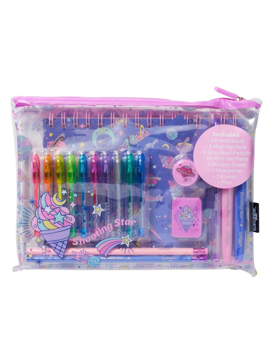 Stationery Smiggle Filled Pencil Cases | Epic Adventures A5 Essentials Stationery Gift Pack