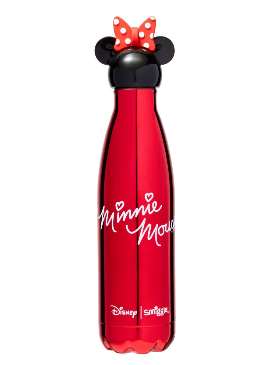 Food & Drink Smiggle Insulated Stainless Steel Drink Bottles | Minnie Mouse Insulated Stainless Steel Drink Bottle 500Ml