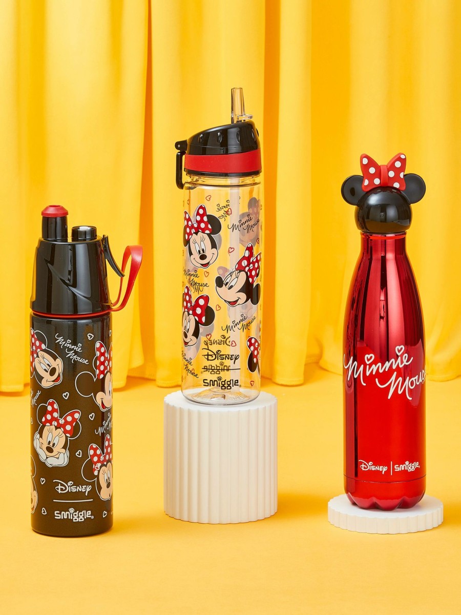 Food & Drink Smiggle Insulated Stainless Steel Drink Bottles | Minnie Mouse Insulated Stainless Steel Drink Bottle 500Ml