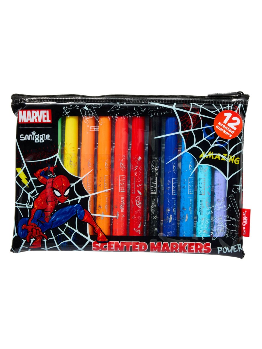 Stationery Smiggle Pens & Markers | Spider-Man Marker Pack X 12