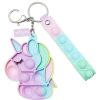 Tech & Toys Smiggle Popem Popit Poppies | Popem Popit Poppies Unicorn Keyring