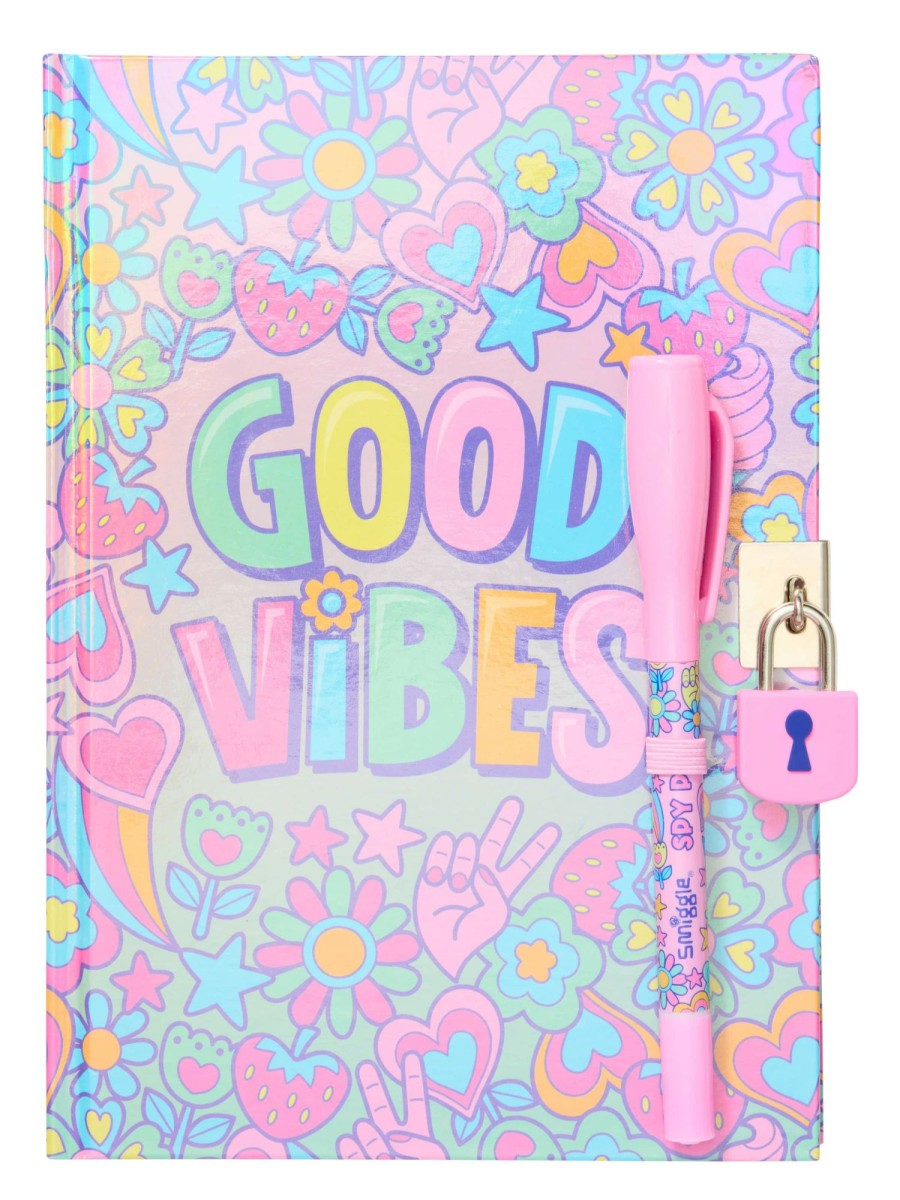 Stationery Smiggle Notebooks | A5 Lockable Notebook With Spy Pen