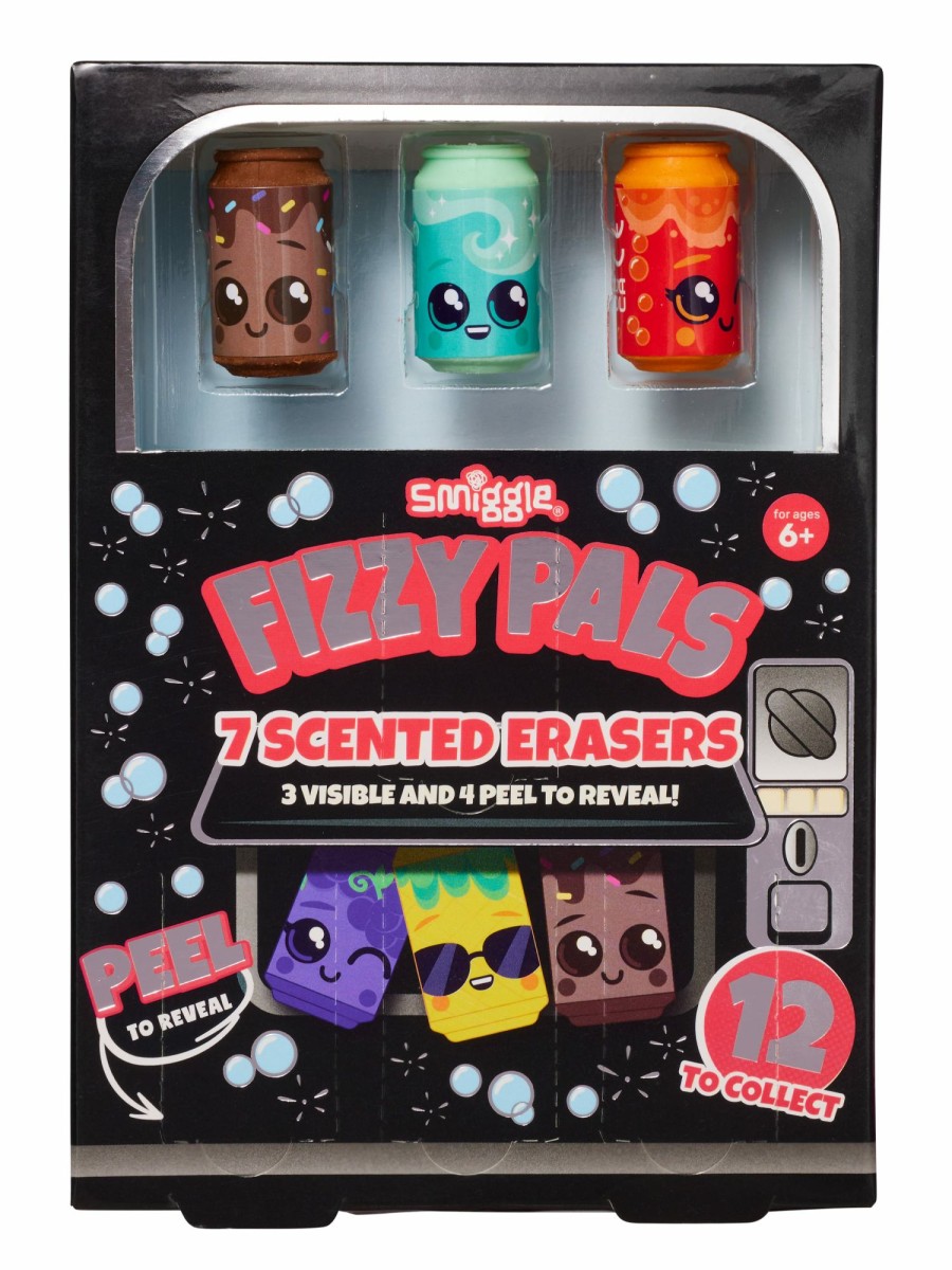 Stationery Smiggle Stationery Gift Packs | Fizzy Pals Reveal Eraser Pack