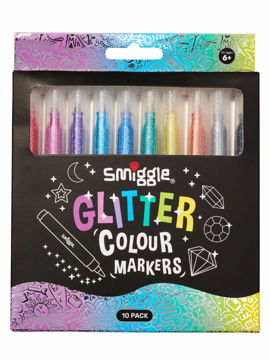 Stationery Smiggle Stationery Gift Packs | Glitter Marker Pack X10