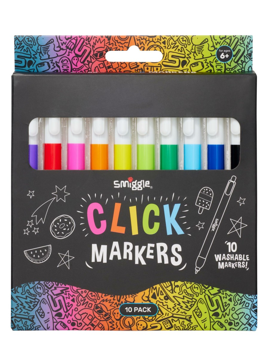 Stationery Smiggle Stationery Gift Packs | Click Markers Pack X10