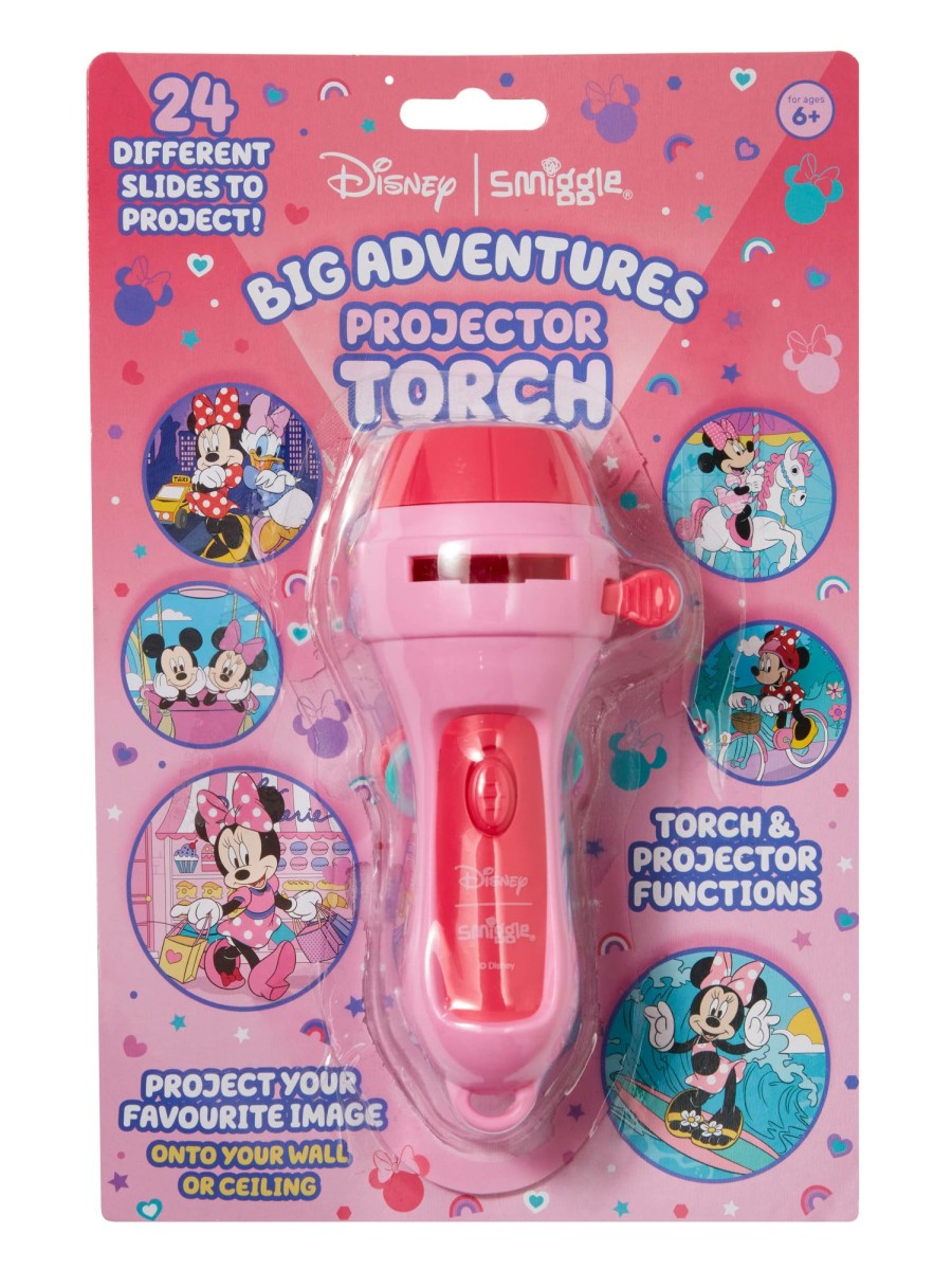 Tech & Toys Smiggle Lights | Mickey Mouse & Minnie Mouse Projector Torch