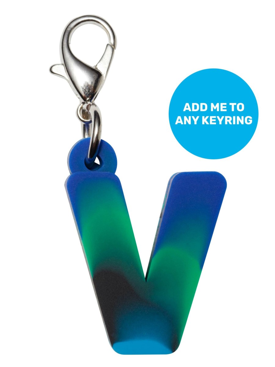 Bags Smiggle Add-On Keyrings | Blue Add-On Mini Alpha Keyring