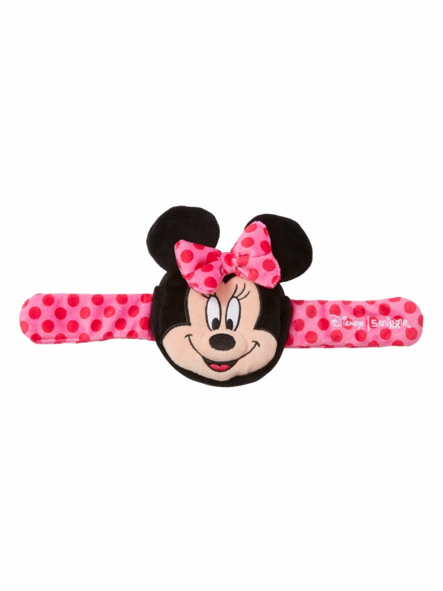 Tech & Toys Smiggle Soft Toys | Minnie Mouse Plush Slapband With Coin Purse