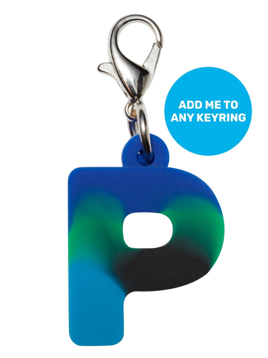 Bags Smiggle Add-On Keyrings | Blue Add-On Mini Alpha Keyring