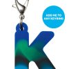 Bags Smiggle Add-On Keyrings | Blue Add-On Mini Alpha Keyring