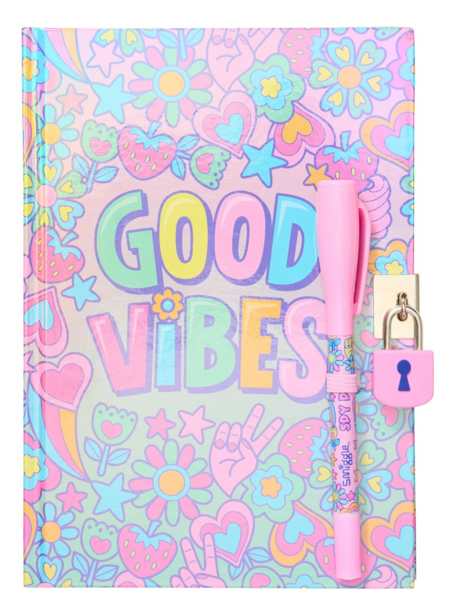 Stationery Smiggle Notebooks | A5 Lockable Notebook With Spy Pen