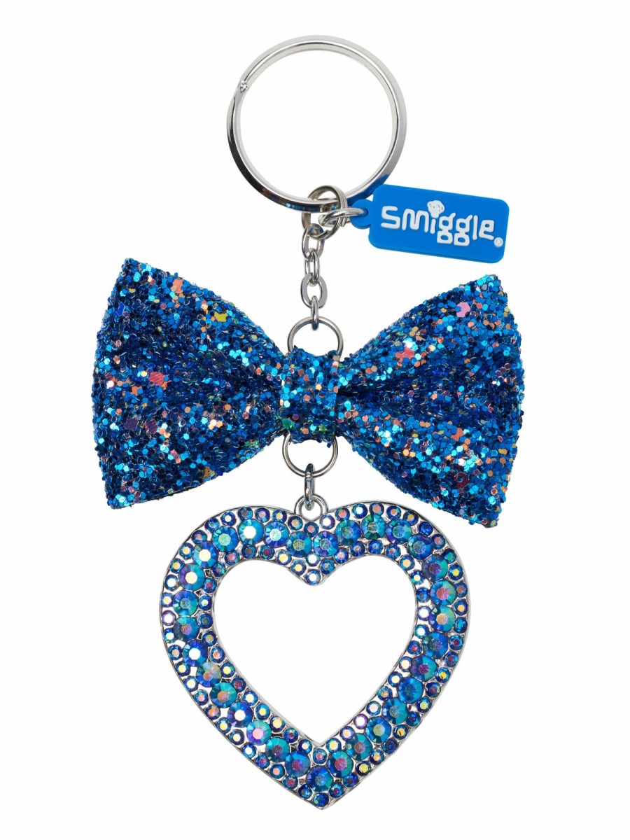 Bags Smiggle Novelty Keyrings | Gem Bow Heart Keyring