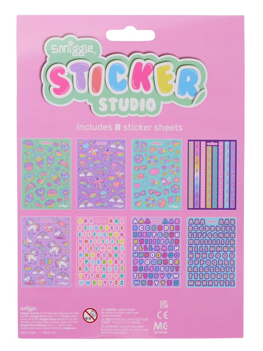 Tech & Toys Smiggle Activity Books & Diy Kits | Sticker Studio Book