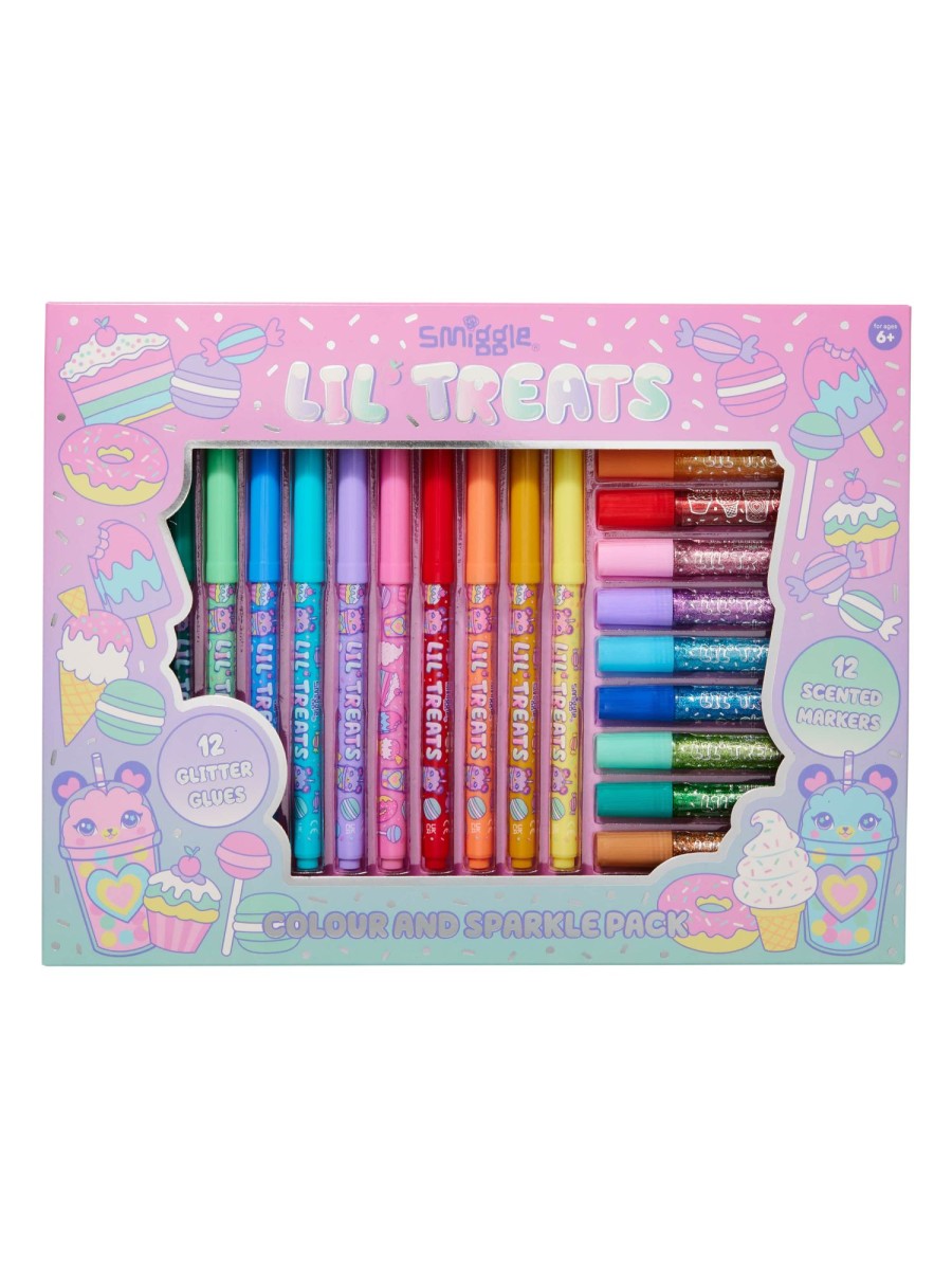 Stationery Smiggle Stationery Gift Packs | Lil Treats Colour & Sparkle Pack