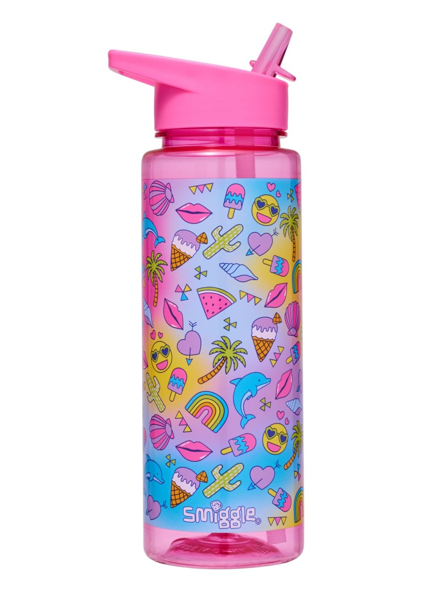 Food & Drink Smiggle Plastic Drink Bottles | Wonder World Spout Plastic Drink Bottle 750Ml