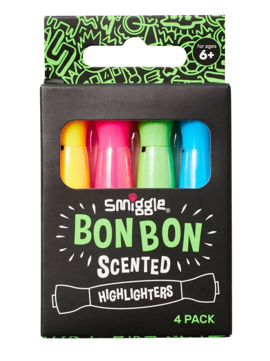 Stationery Smiggle Stationery Gift Packs | Bon Bon Scented Highlighters Pack X4