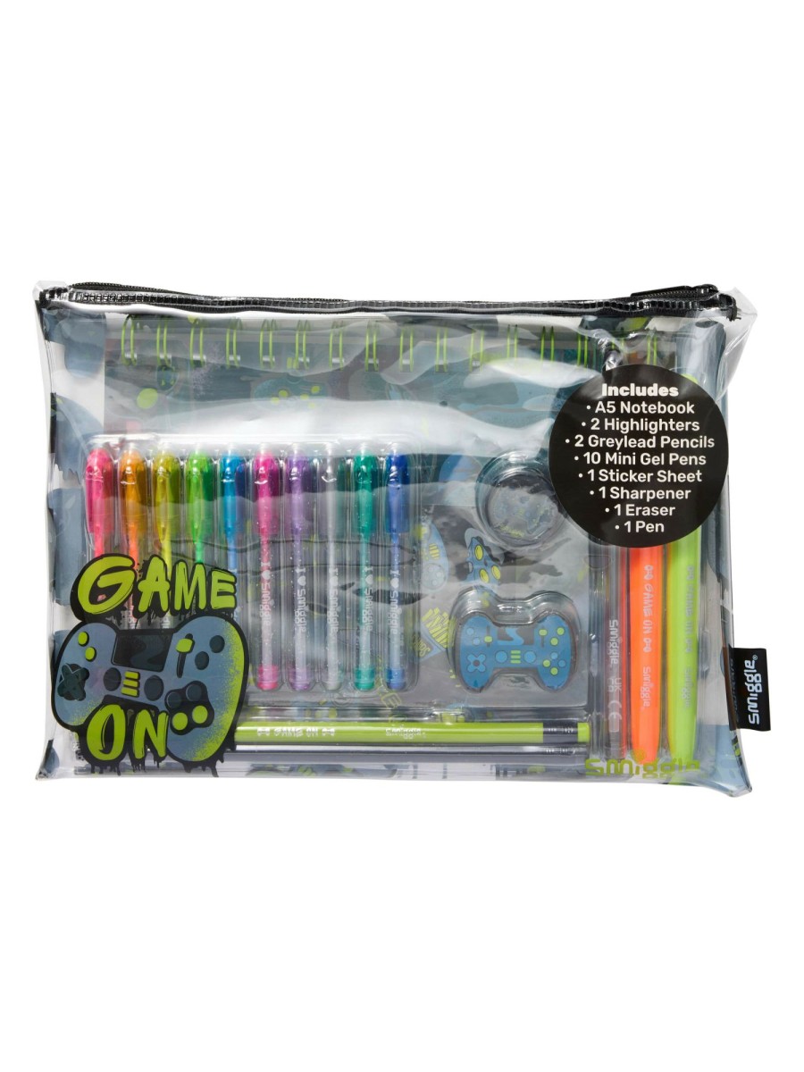 Stationery Smiggle Filled Pencil Cases | Vivid A5 Essentials Stationery Gift Pack